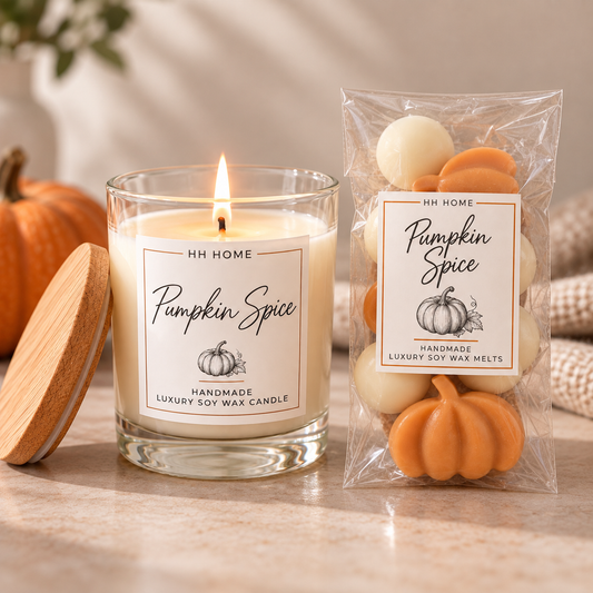 Pumpkin Spice Candle & Wax Melts Gift Set